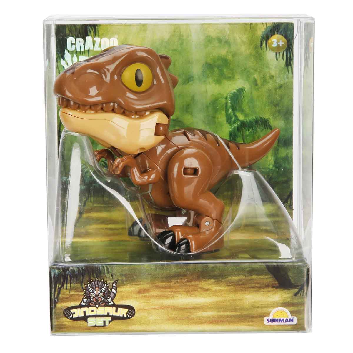 Dinozaur Transformabil Crazoo T-Rex 2in1