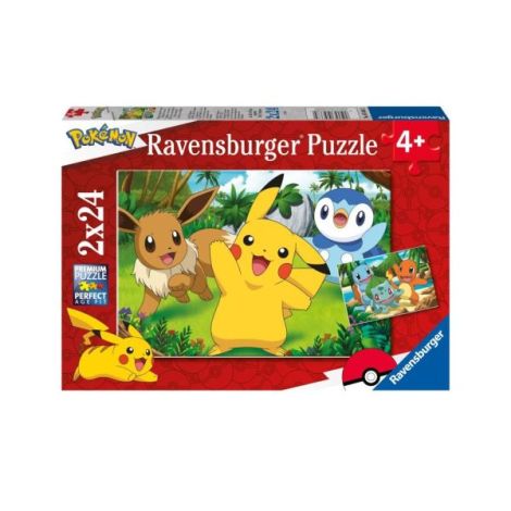 Puzzle Pokemon 2x24 piese Ravensburger - imagine 3