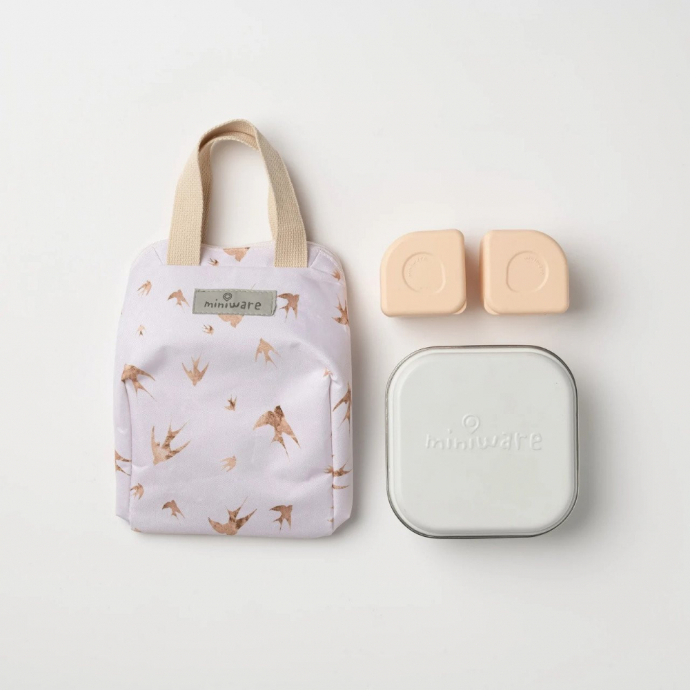Set Geantă Termoizolantă Miniware Bento Golden Swallow - imagine 6