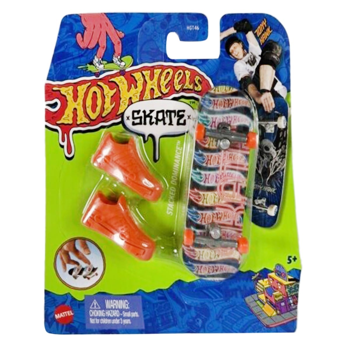 Set Skateboard Mini + Pantofi Hot Wheels