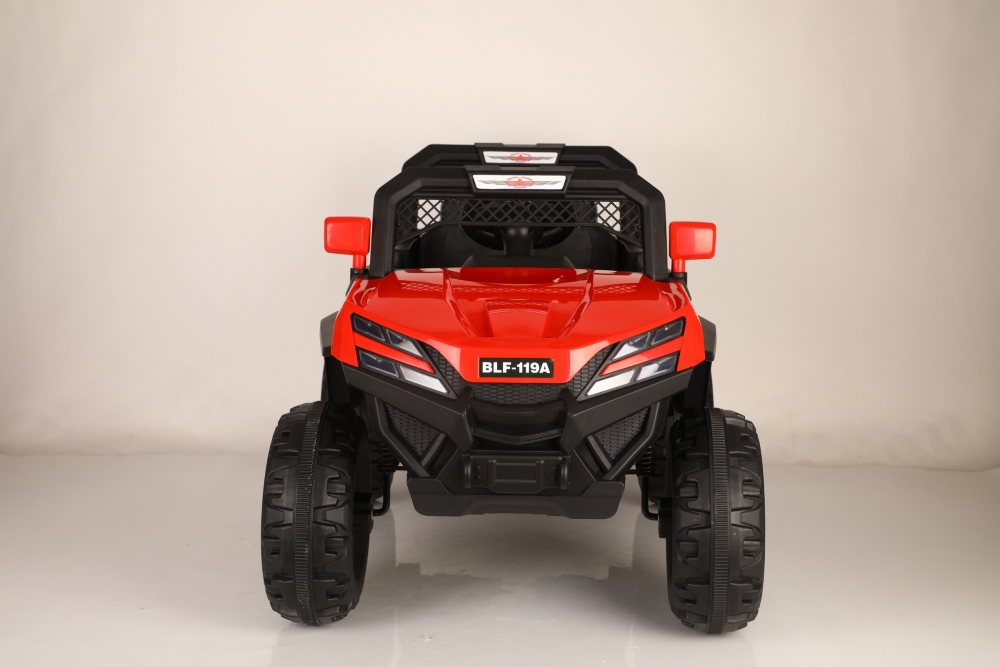 Nichiduta Jeep Jumbo 4x4 Red, 140W, cu Slow Start - imagine 3