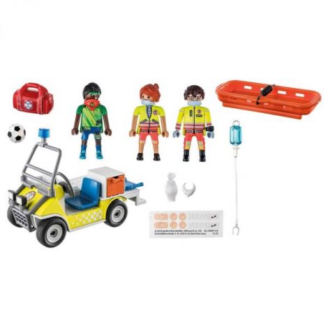 Vehicul Salvare Playmobil Galben | Aventură Heroică - imagine 6