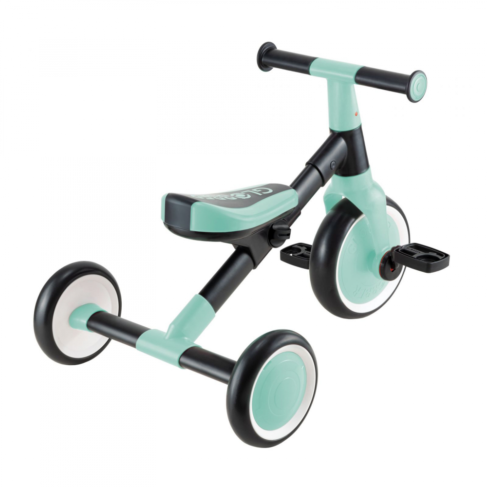 Tricicleta Globber 2 in 1 Verde, Pedèalse Dĕţaşabile 12Luni - imagine 3