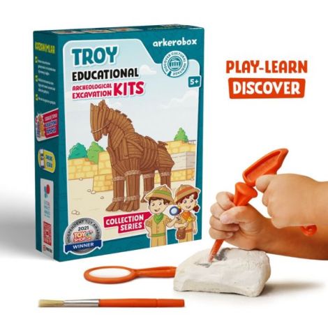 Arkerobox Calul Troian - Kit Arheologic Educational 5+ Ani