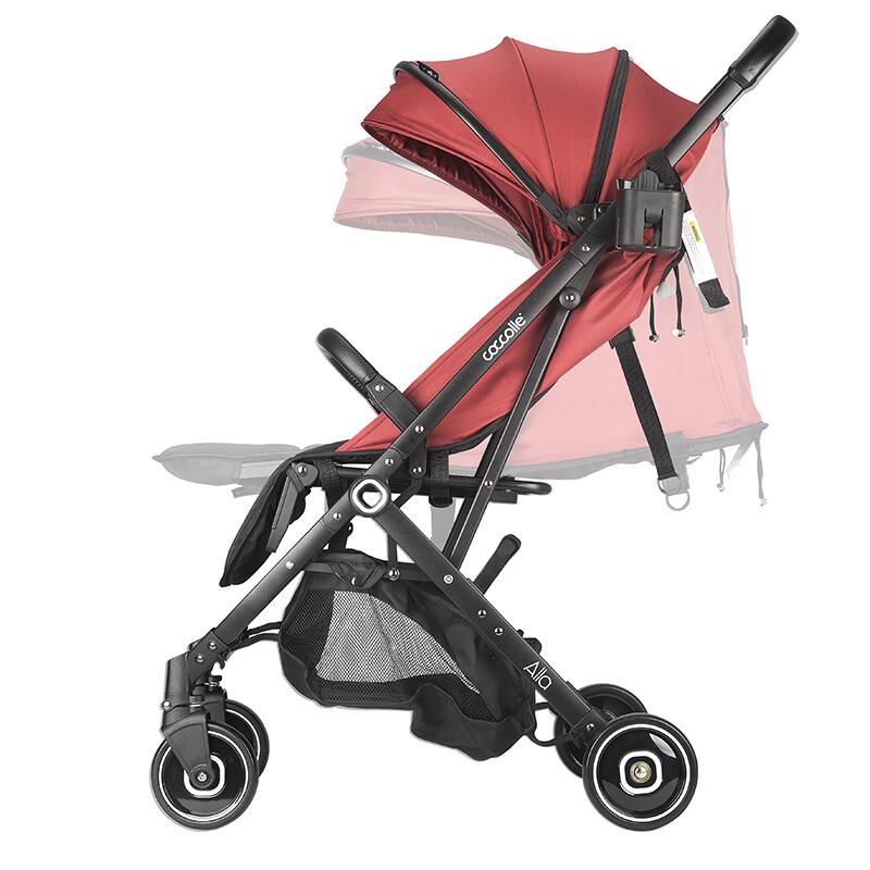 Carucior Coccolle Alla, Pliere Rapida, Mahogany - imagine 2