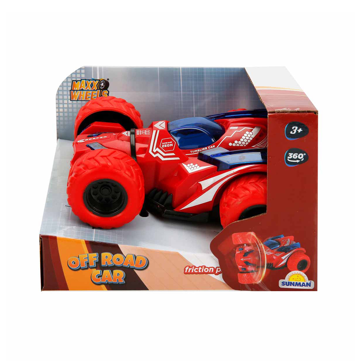 Masina teren 360° Maxx Wheels Rosu