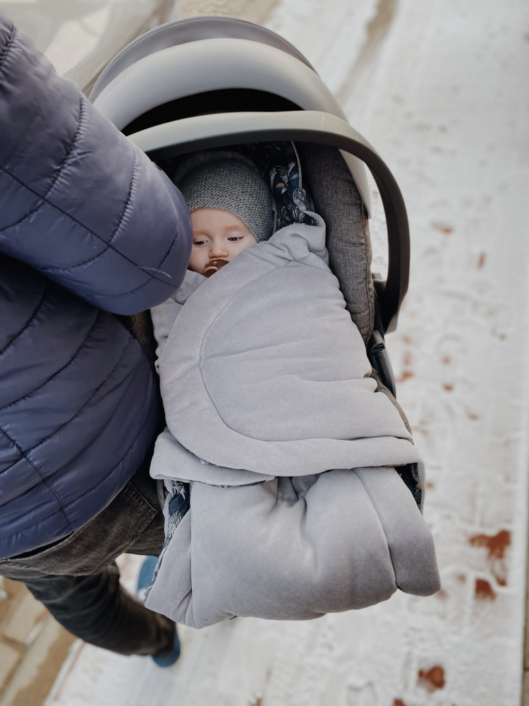 Paturică Auto Nor Pufos | Royal Baby Sand - imagine 5