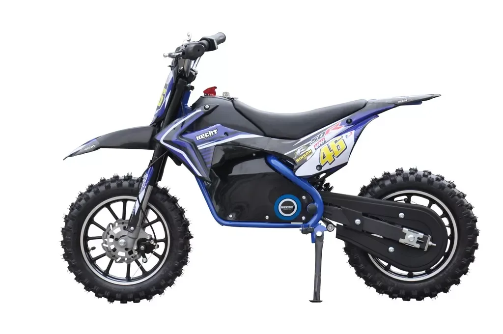 Motocicleta electrica pentru copii Kinder Eco Ghepard 500W 36V, culoare albastra