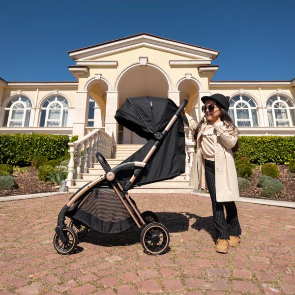 Lorelli Quick Beige - Carucior Autofold Practic - imagine 5