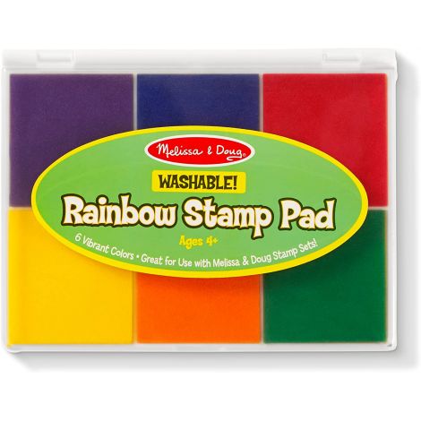 Tusiera Melissa & Doug Curcubeu, 6 Culori Lavabile