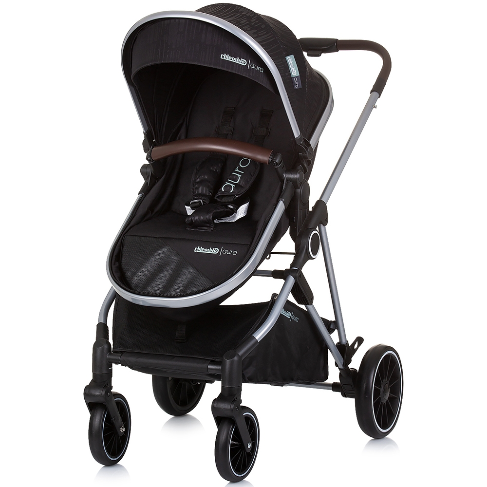 Carucior Chipolino Aura 2in1 Silver, Landou & Scaun