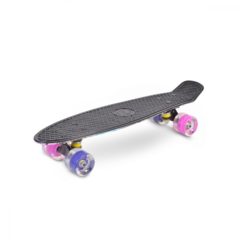 Moni Skateboard LED Pink - Bază Antiderapantă - imagine 3