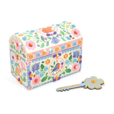 Joc Creativ DIY Cufar Fermecat Djeco | Decorativ - imagine 3
