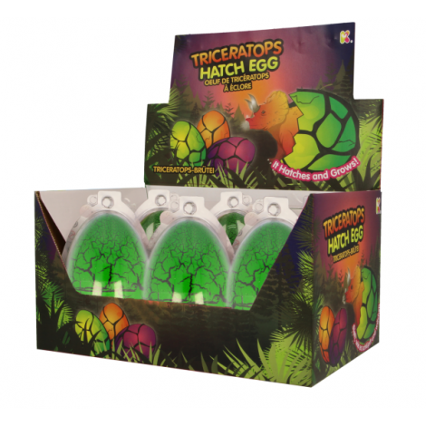 Ou Triceratops Keycraft | Jucărie Educativă care Crește