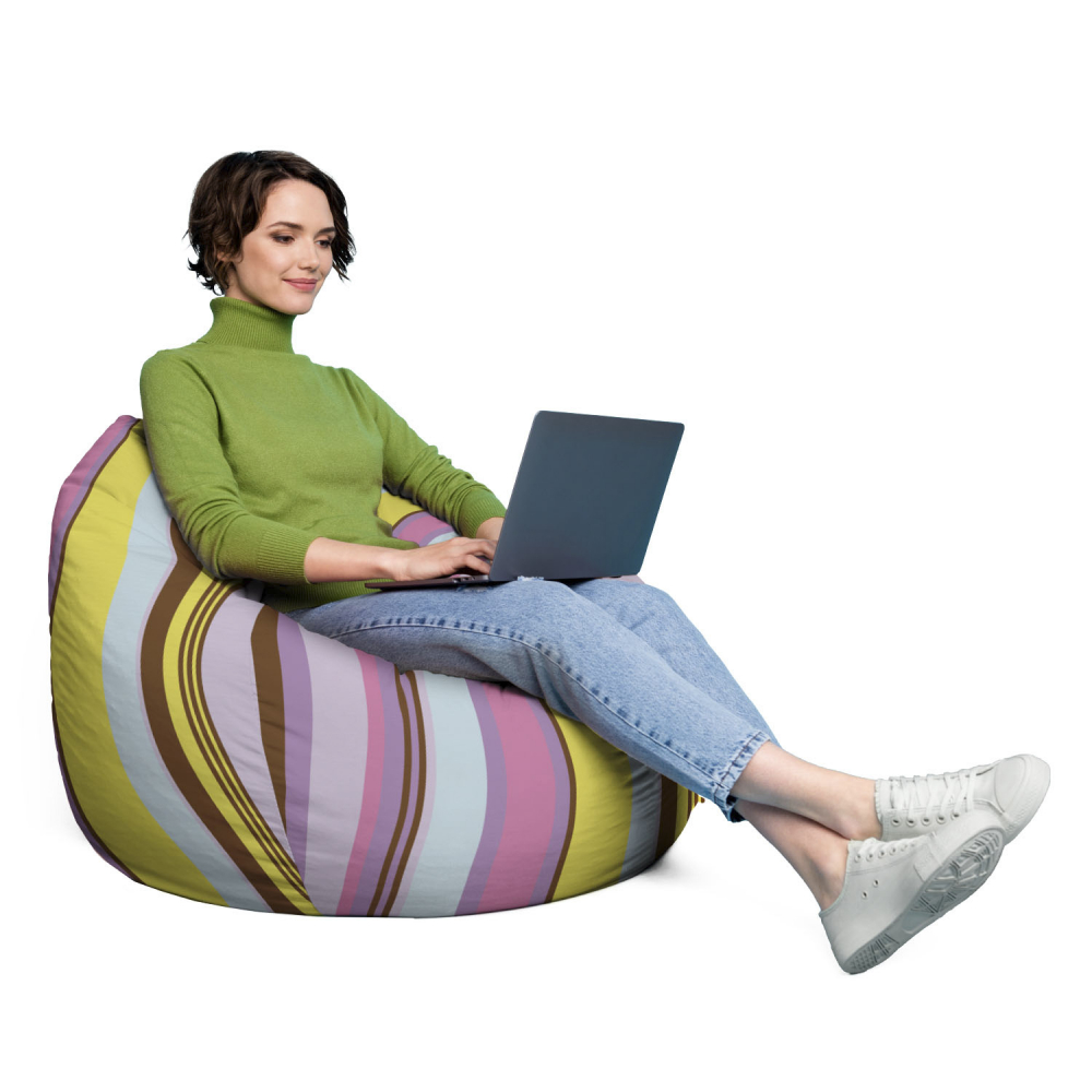 Husă Puf Bean Bag Para XL Marinha Fruits - Updeco - imagine 4