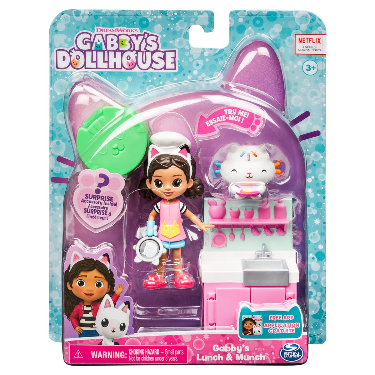 Set Gabby's Dollhouse Lunch and Munch cu Figurine