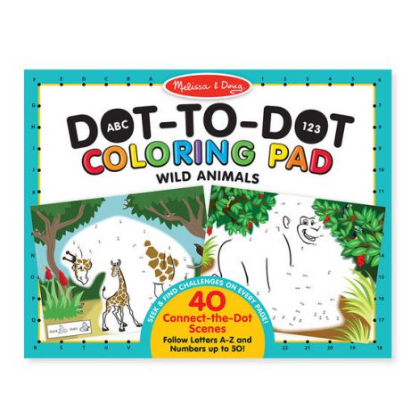 Bloc Colorat Punct cu Punct Animale Melissa & Doug