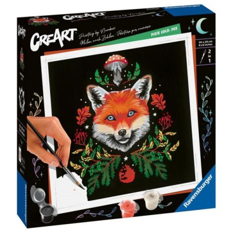 Ravensburger CreArt: Pictura pe Numere Adulti Vulpe - imagine 2