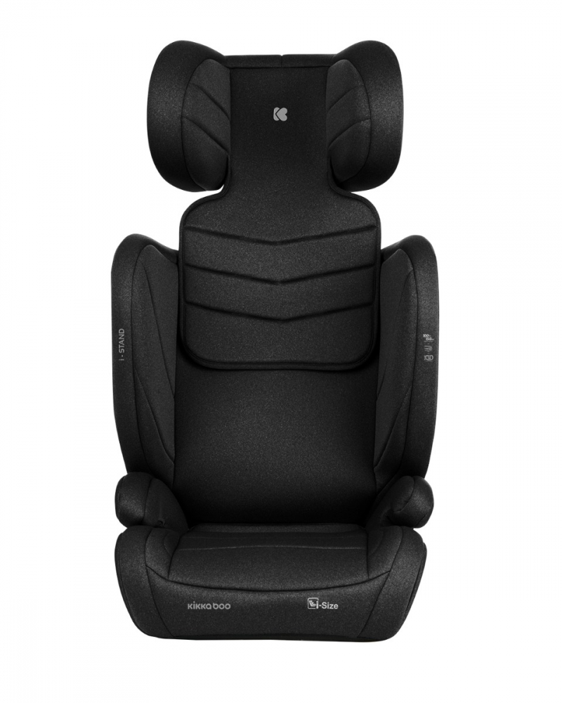 Scaun Auto Kikkaboo i-Stand Isofix, Black - imagine 3