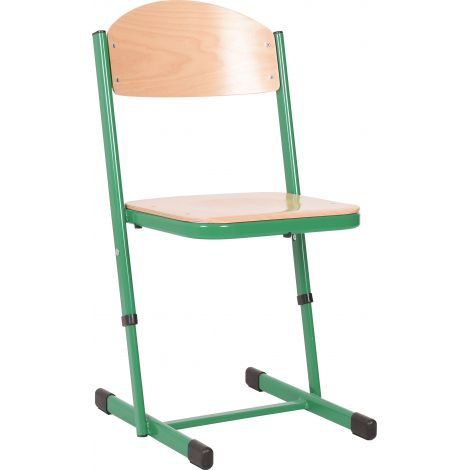 Scaun şcolar Moje Bambino ranforsat ajustabil, verde