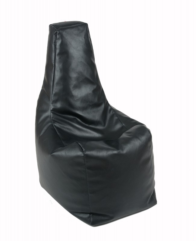 Fotoliu Pufrelax Sunlounger Black, Umplutură Perle - imagine 3