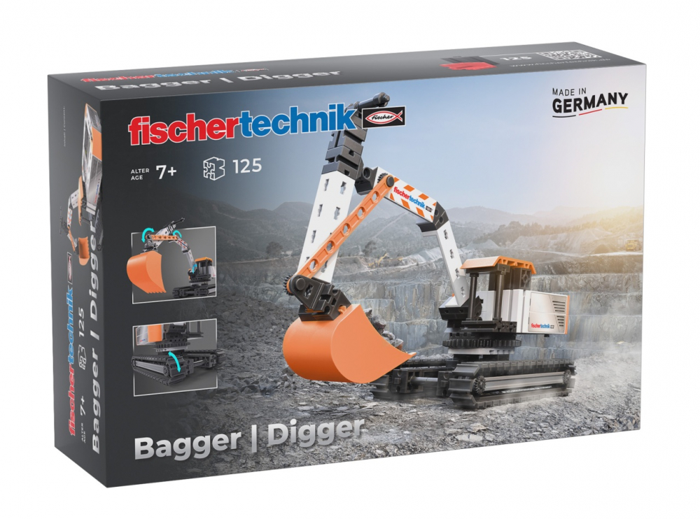 Kit STEM Excavator Fischertechnik de Asamblat