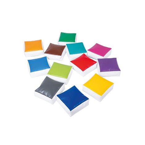 Set 12 Pufuri Rainbow Moje Bambino, Sigure - imagine 3