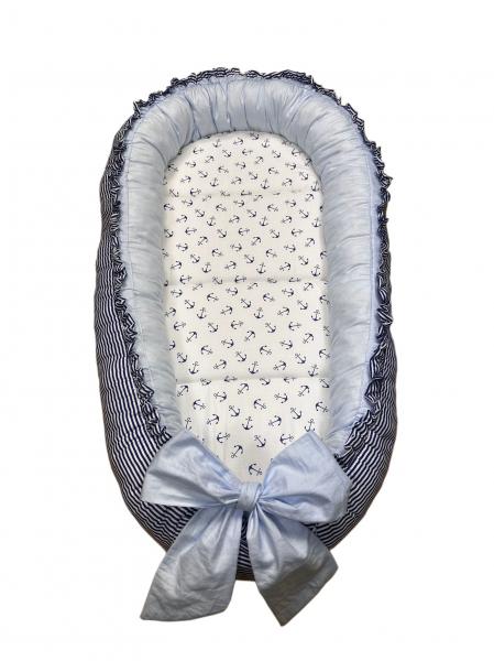 Baby Nest MyKids Ancora Blue - Confort și Siguranță - imagine 6