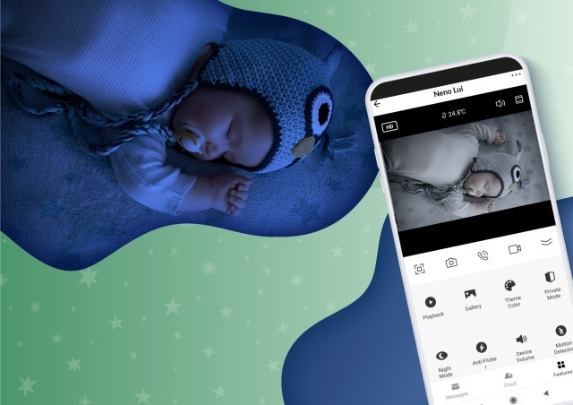 Monitor Bebelusi Neno Luicu WiFi, Control App - imagine 11