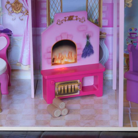 Casti Papusi Rose Garden Kidkraft, 8 Camere - imagine 9