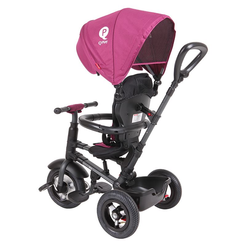 Qplay Rito Rubber - Tricicleta Violet Pliabilă - imagine 3