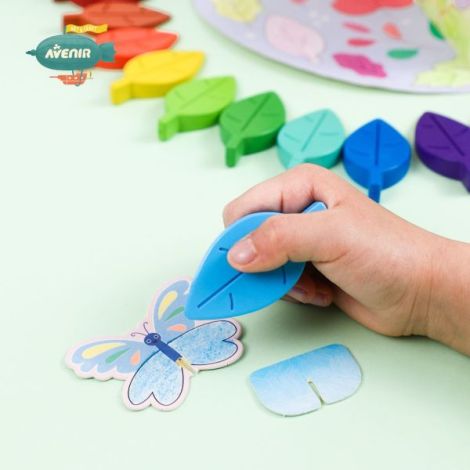 Avenir Kit La Picnic cu Creioane Colorate Spalabile - imagine 6