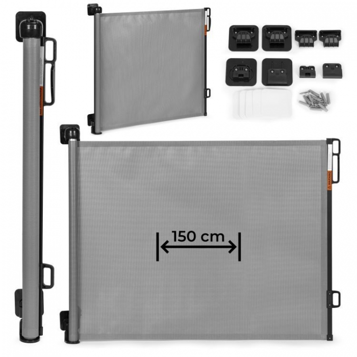 Bariera Siguranță Ecotoys 150cm Gri - imagine 2