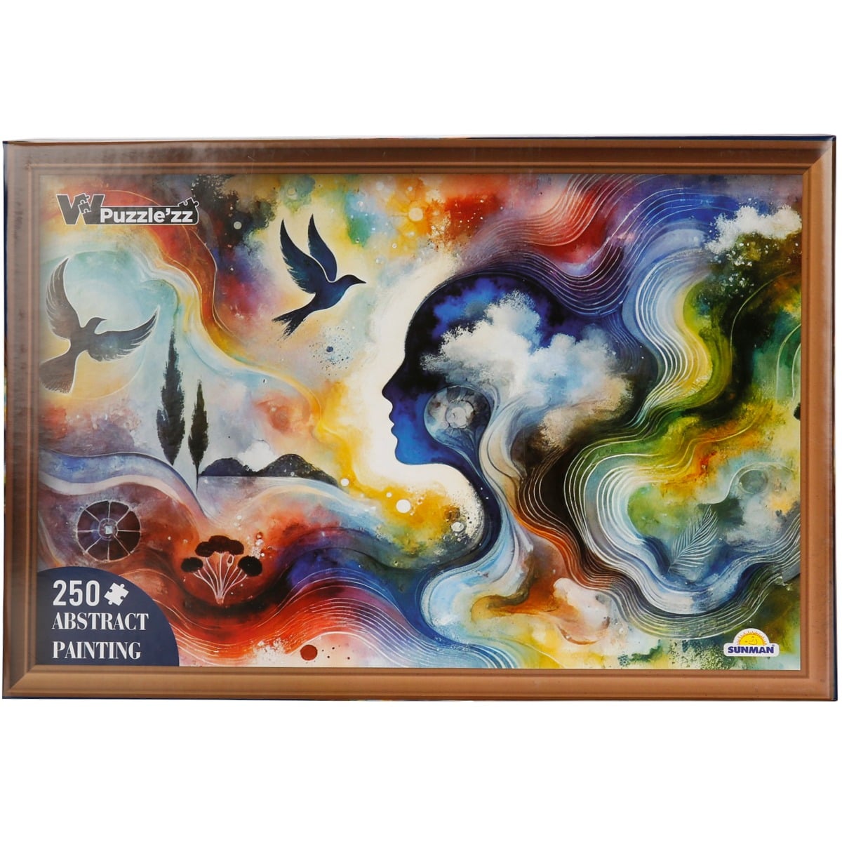 Puzzle Abstract 250 Piese Witty Puzzlezz - Educațional