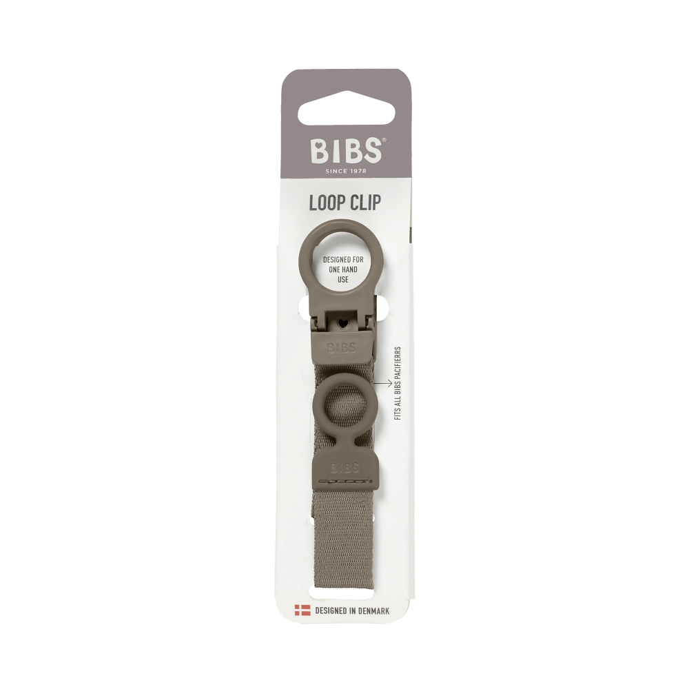 Bibs Loop Clip Suzetă Dark Oak - Practic și Stilat - imagine 2