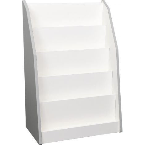 Bibliotecă Grădiniță Quadro Alb-Gri Moje Bambino