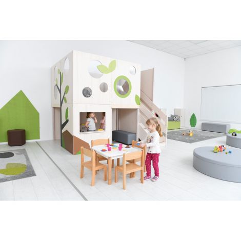Complex Joacă Flora Moje Bambino - Lemn Interior - imagine 3