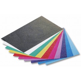 Hartie Glitter Colorată Mare Set 10 Coli - imagine 3