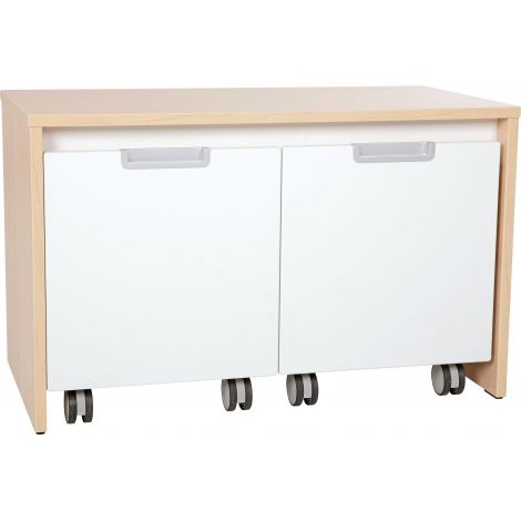 Dulap Quadro Moje Bambino pe roti, Depozitare Eficienta - imagine 3