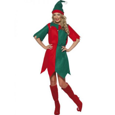 Costum Tunică Elfită Smiffys - Carnaval Adulți