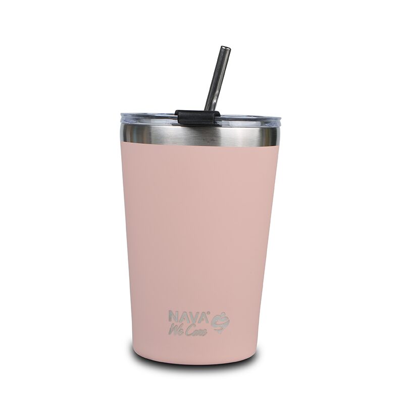 Cana Nava 450ml Roz Termoizolant cu Pai - imagine 6