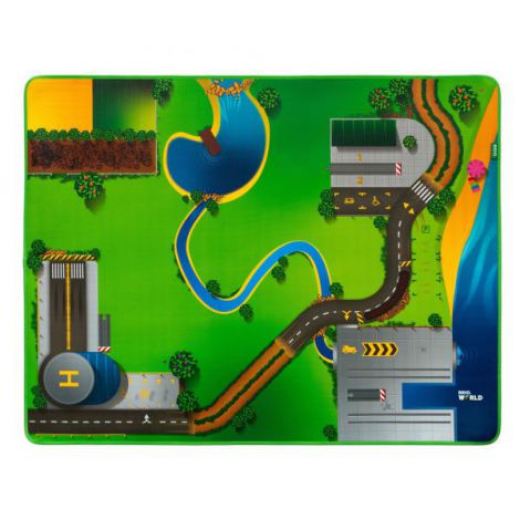 Covor de joacă Brio World Trenulete, 155x120cm