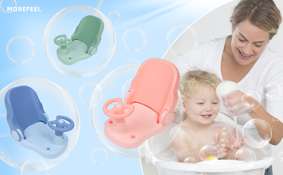 Scaun Baie Little Mom Driver Pink | Volan, 3 Pozitii - imagine 4