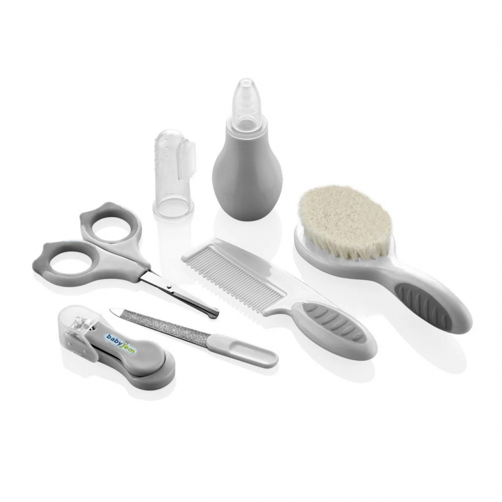 Set ingrijire copii 7 piese BabyJem Grey