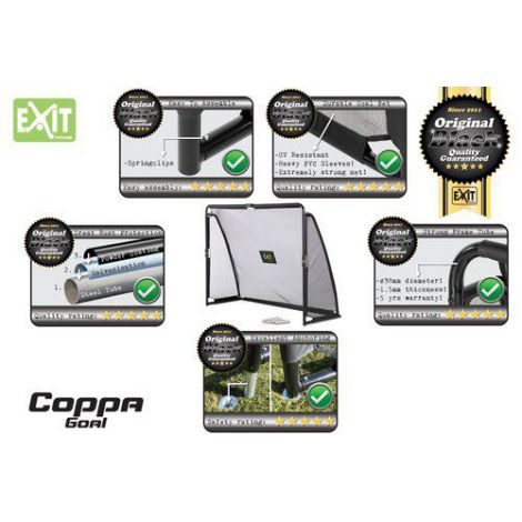 Poarta Fotbal Exit Toys Coppa - Calitate Superioară - imagine 3