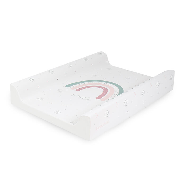 Saltea înfășat Bonjourbébé Rainbow pink 50x70 - imagine 3
