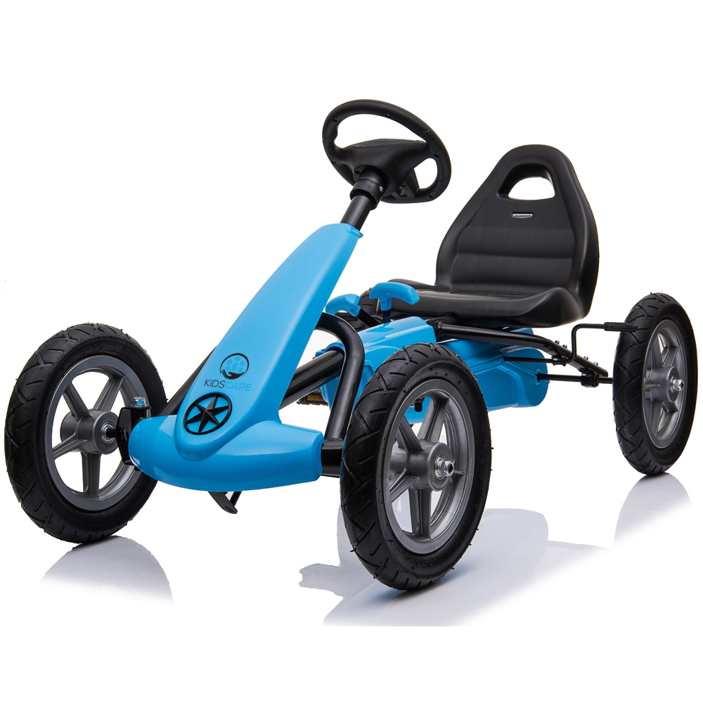 Kart Pedale Karera Albastru Kidscare | 4-9 Ani - imagine 5