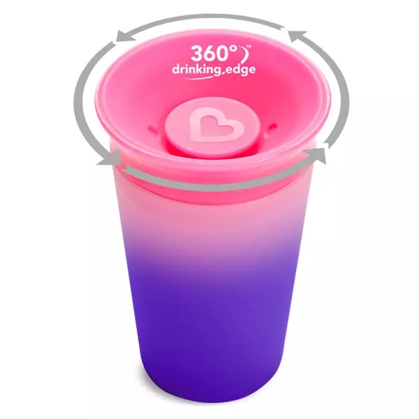 Cana Miracle 360 Pink Munchkin | 266ml - imagine 6