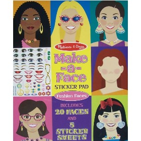 Abtibilduri Fete Amuzante Melissa & Doug - Creativitate