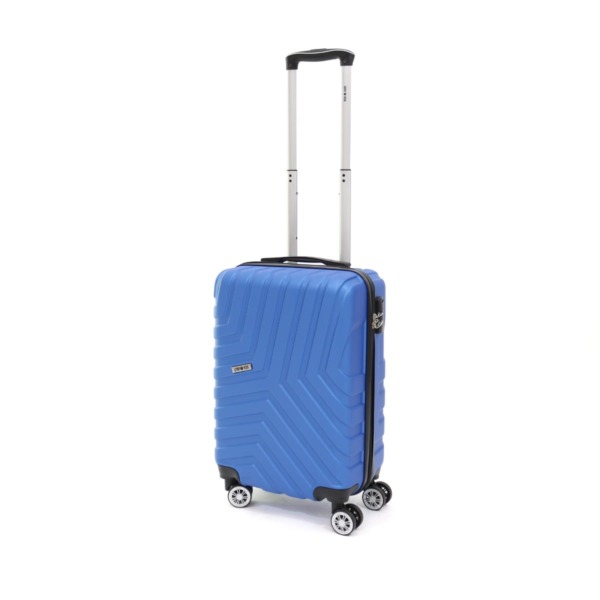 Troler Lamonza Malibu, 4 Roti, ABS, Albastru